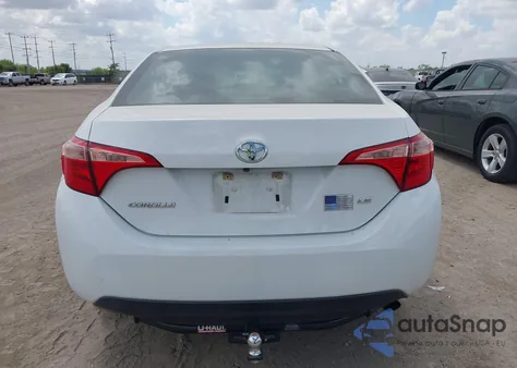 2017 Toyota Corolla Le z USA, uszkodzony, nr VIN 5YFBURHE6HP651555